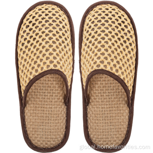 China Summer Linen Cotton Woven Breathable Sandals Factory